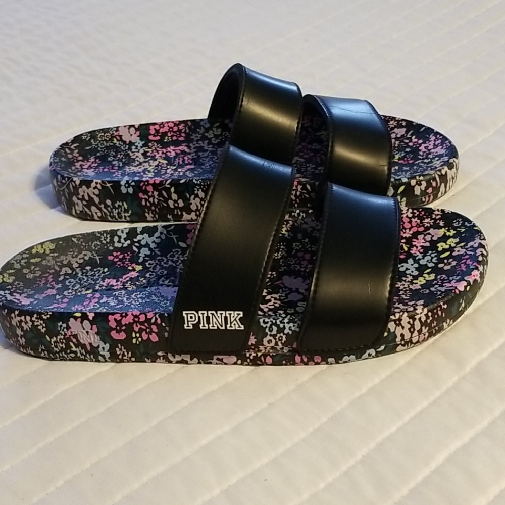 Victoria's secret Pink flower slides
